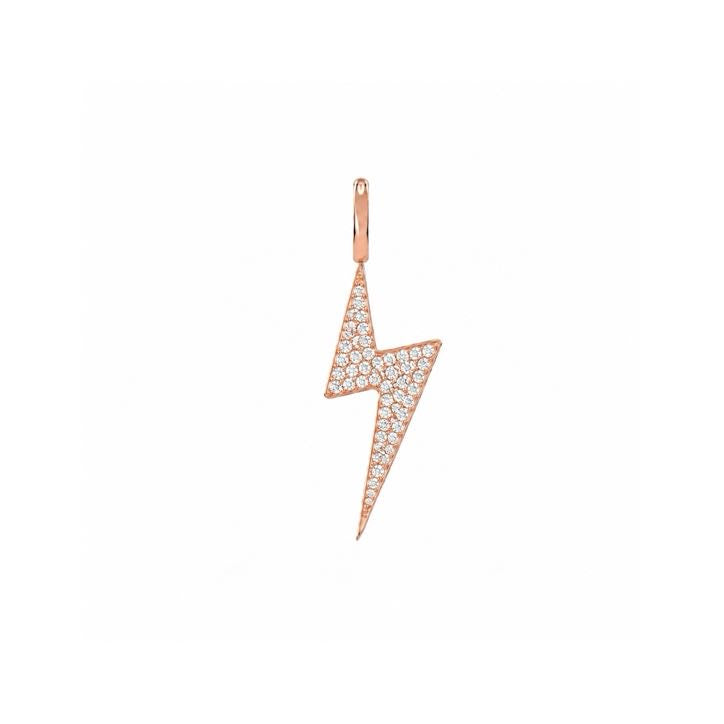 Charm Diamond Thunder, solid 18K gold, view 3 of 4
