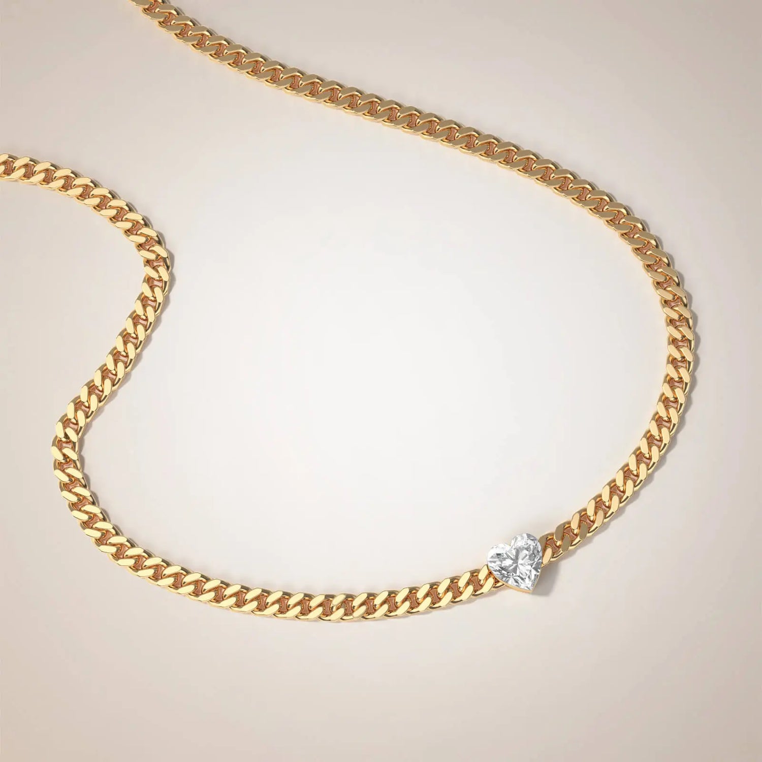 Cuban Heart Choker
