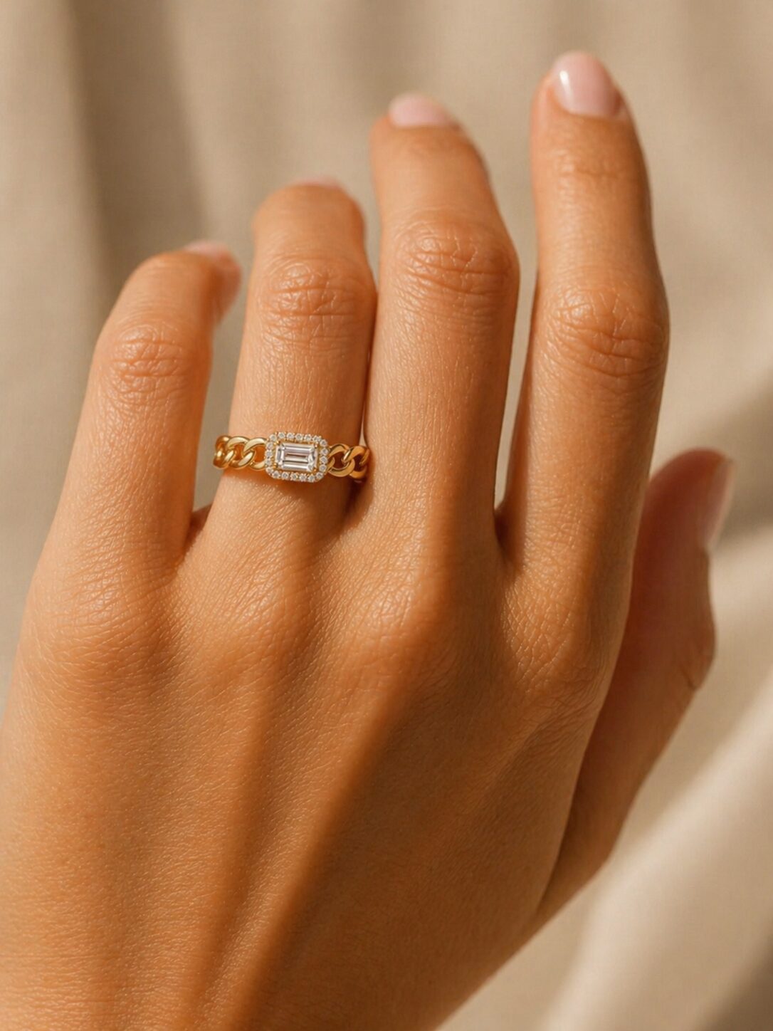 Cleopatra Diamond Ring