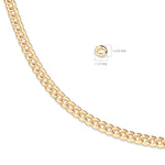 Chain Hollow Links 18K Gold - gold - Aquae Jewels - Exquisite Jewelry