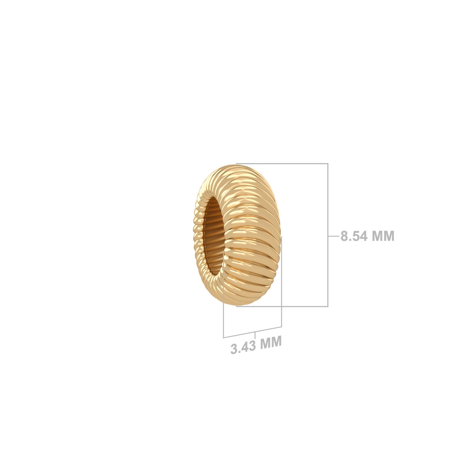 Ridge Gold Charm