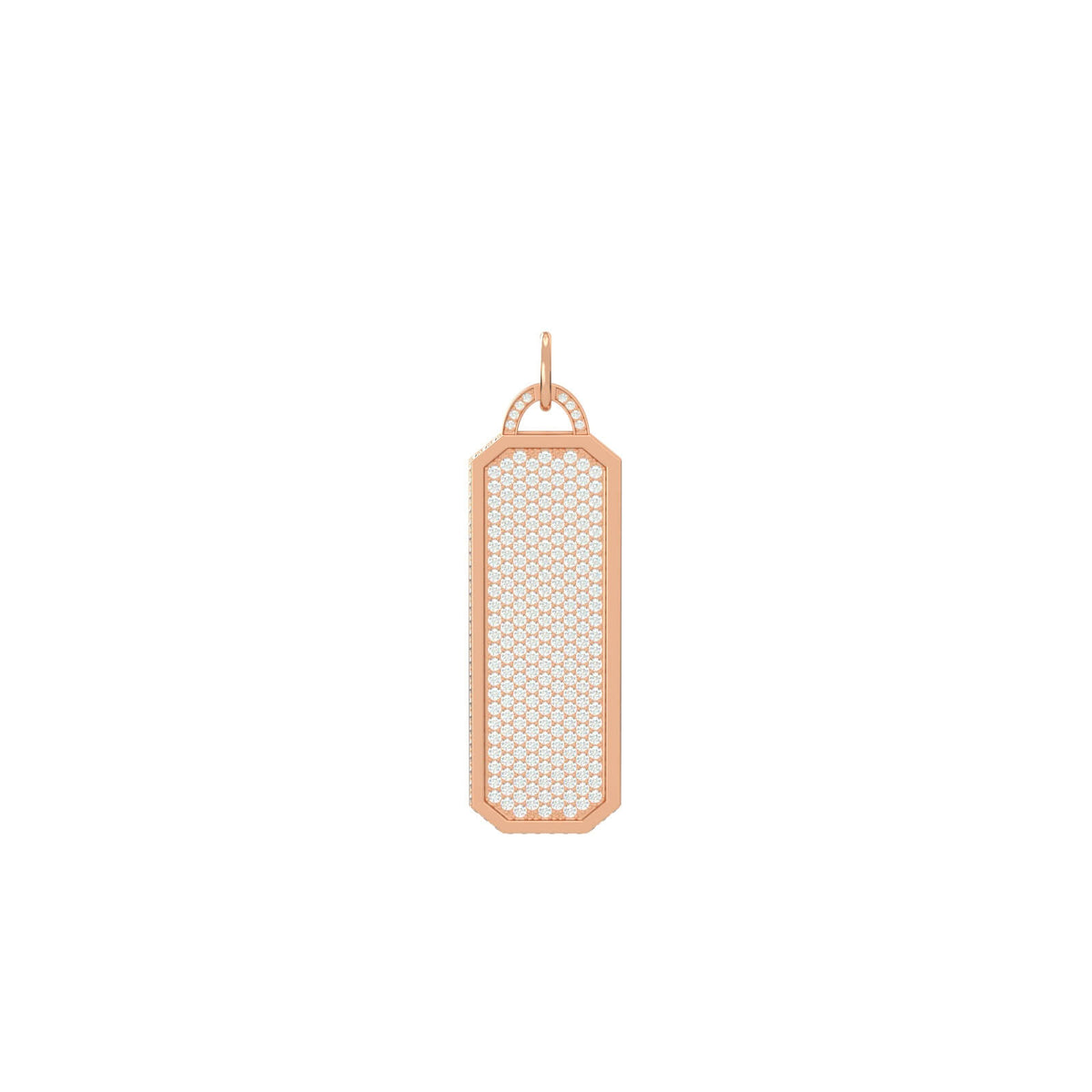 Charm Tag, solid 18K gold, view 4 of 4