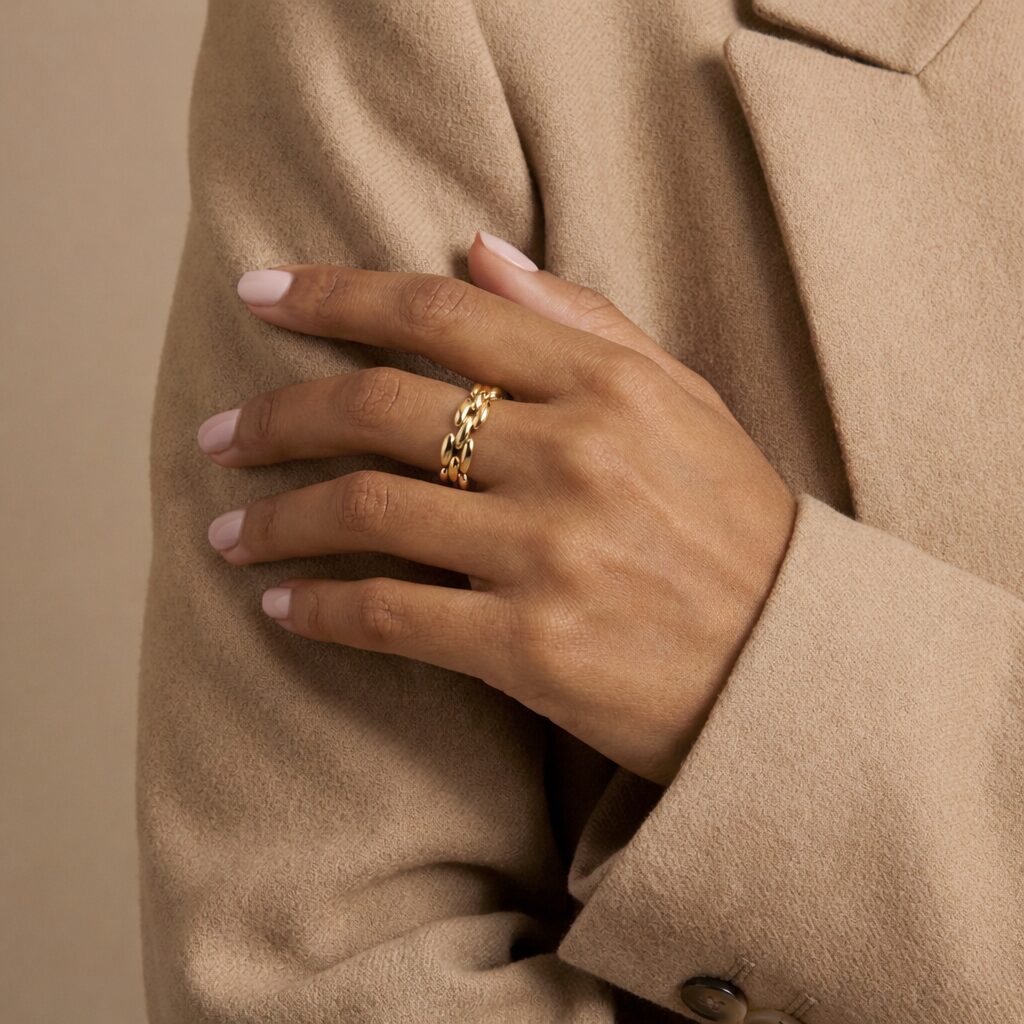 Golden Mirage Ring