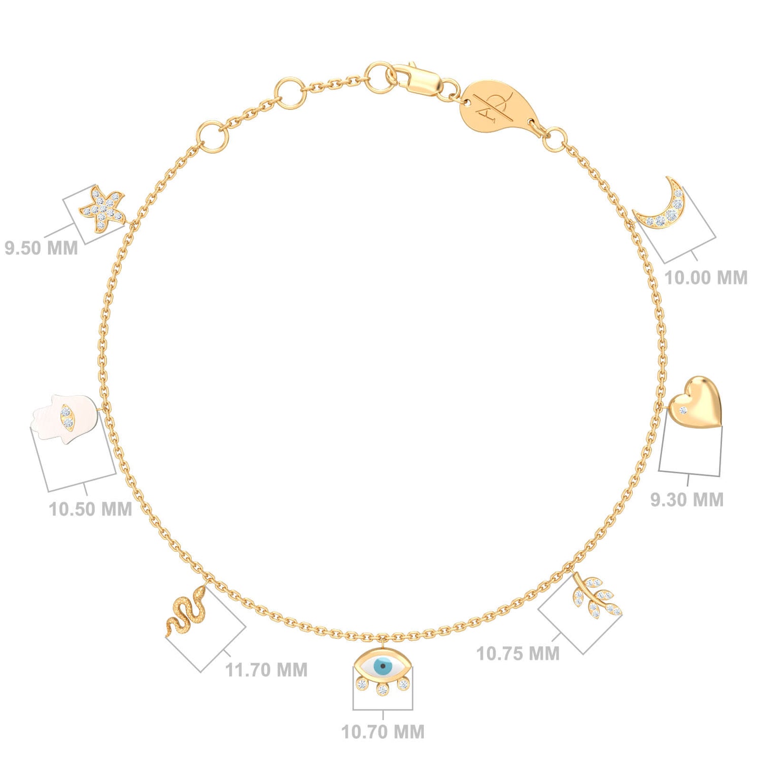 Constellation Charms Bracelet