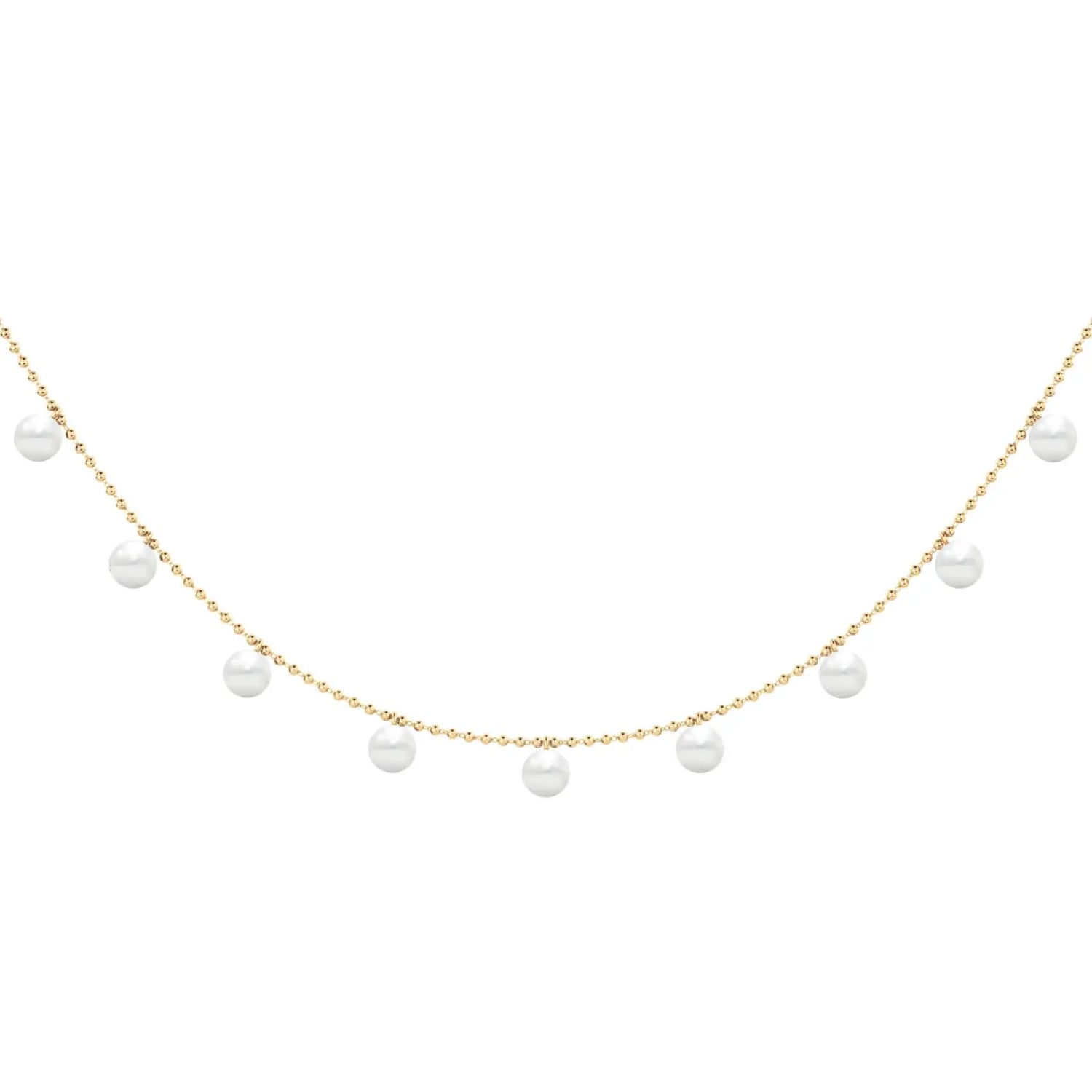 Constellation Hanging Pearls Choker