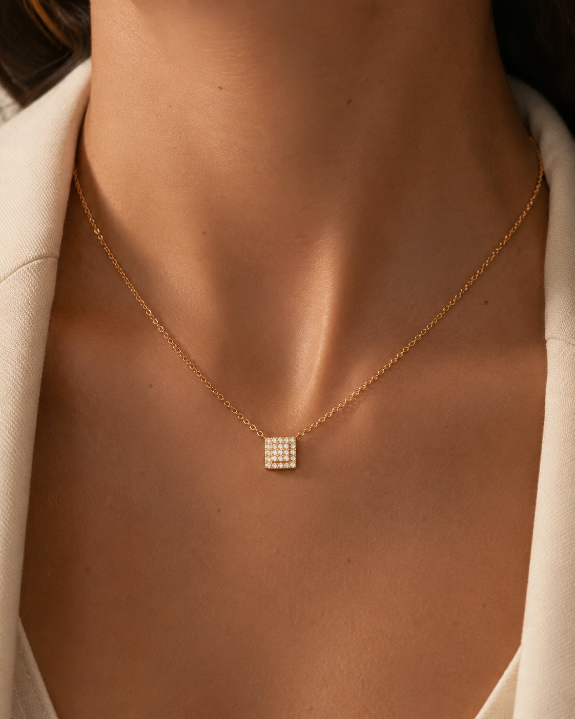 Time Square Necklace