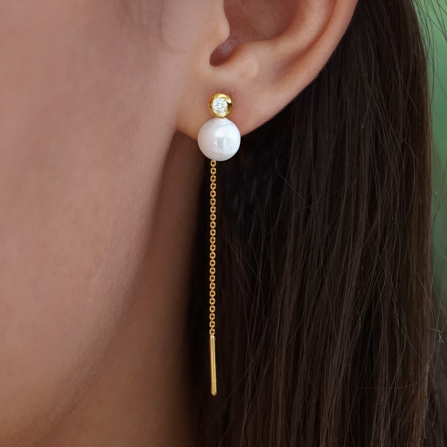 Long Daisy Earrings