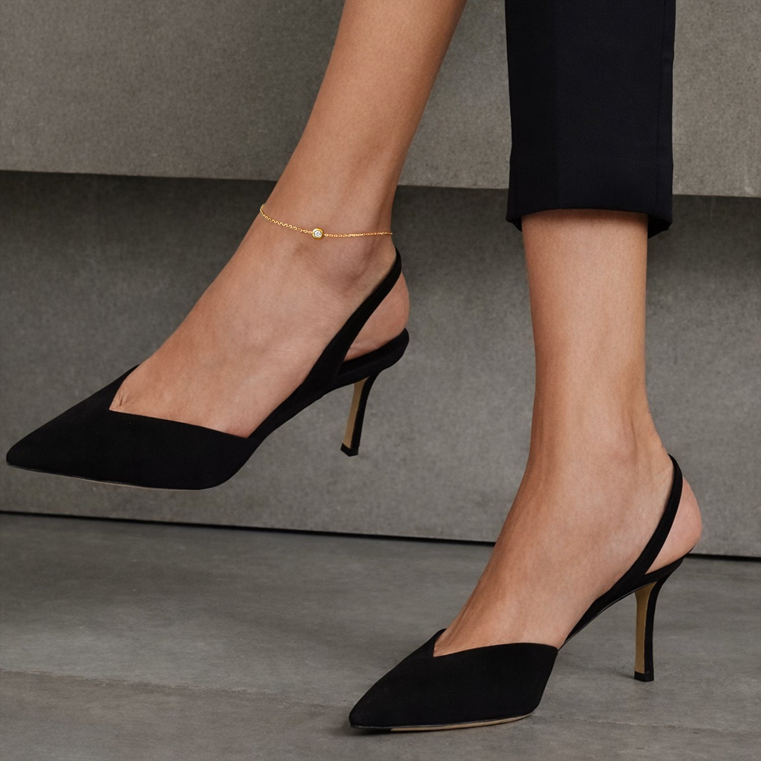 Essential Solitaire Anklet