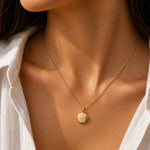 Diamond Star Locket Necklace Model