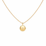 Diamond Star Locket Necklace Yellow