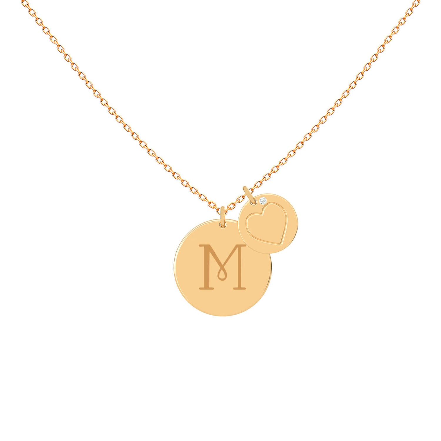 Duo Medaillon Necklace