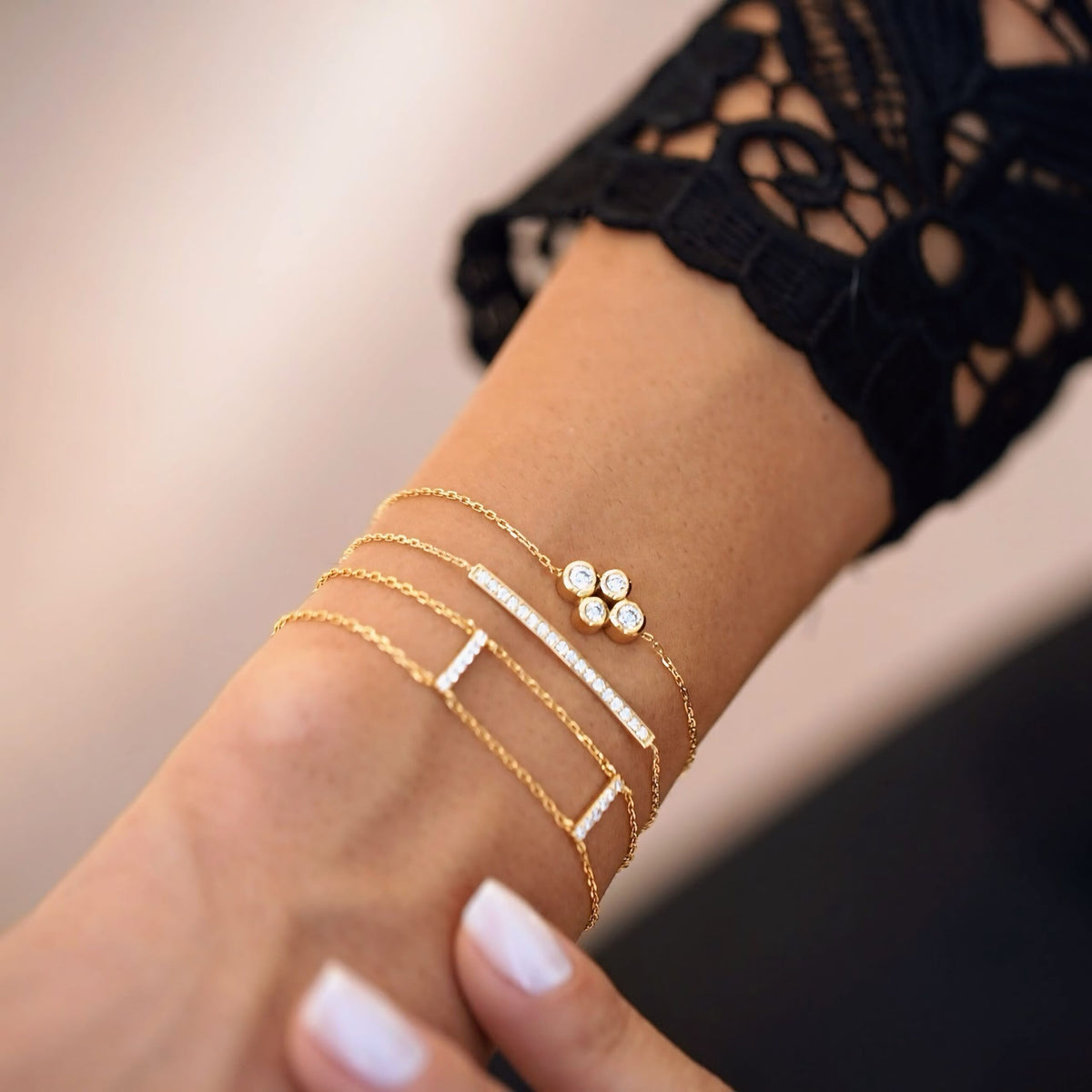 Odyssey Bracelet, solid 18K gold, view 2 of 6
