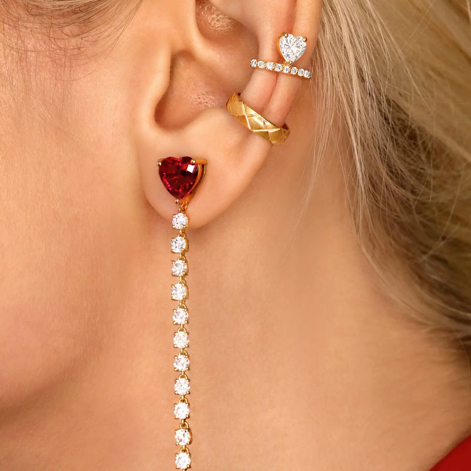 Heart Cuff Earring