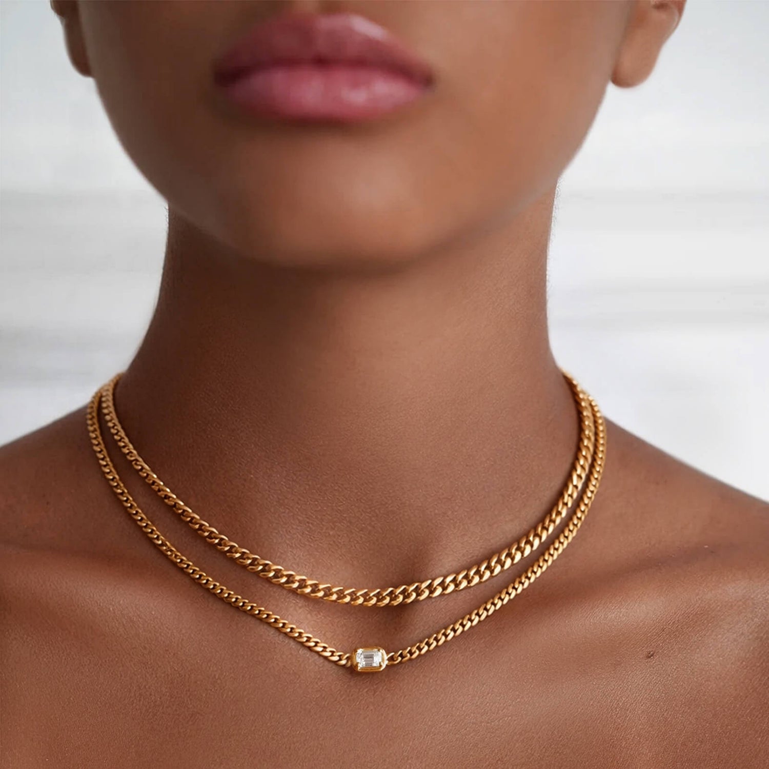 Cuban Emerald  Choker