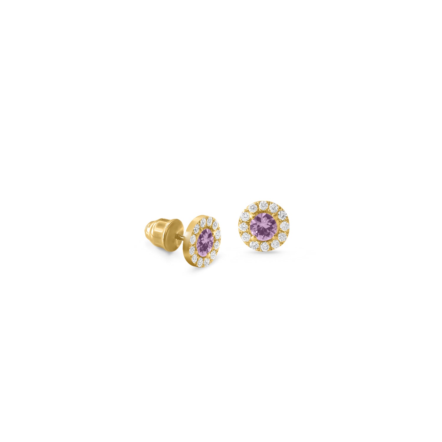 Rose Baby Stud Earrings - Lily
