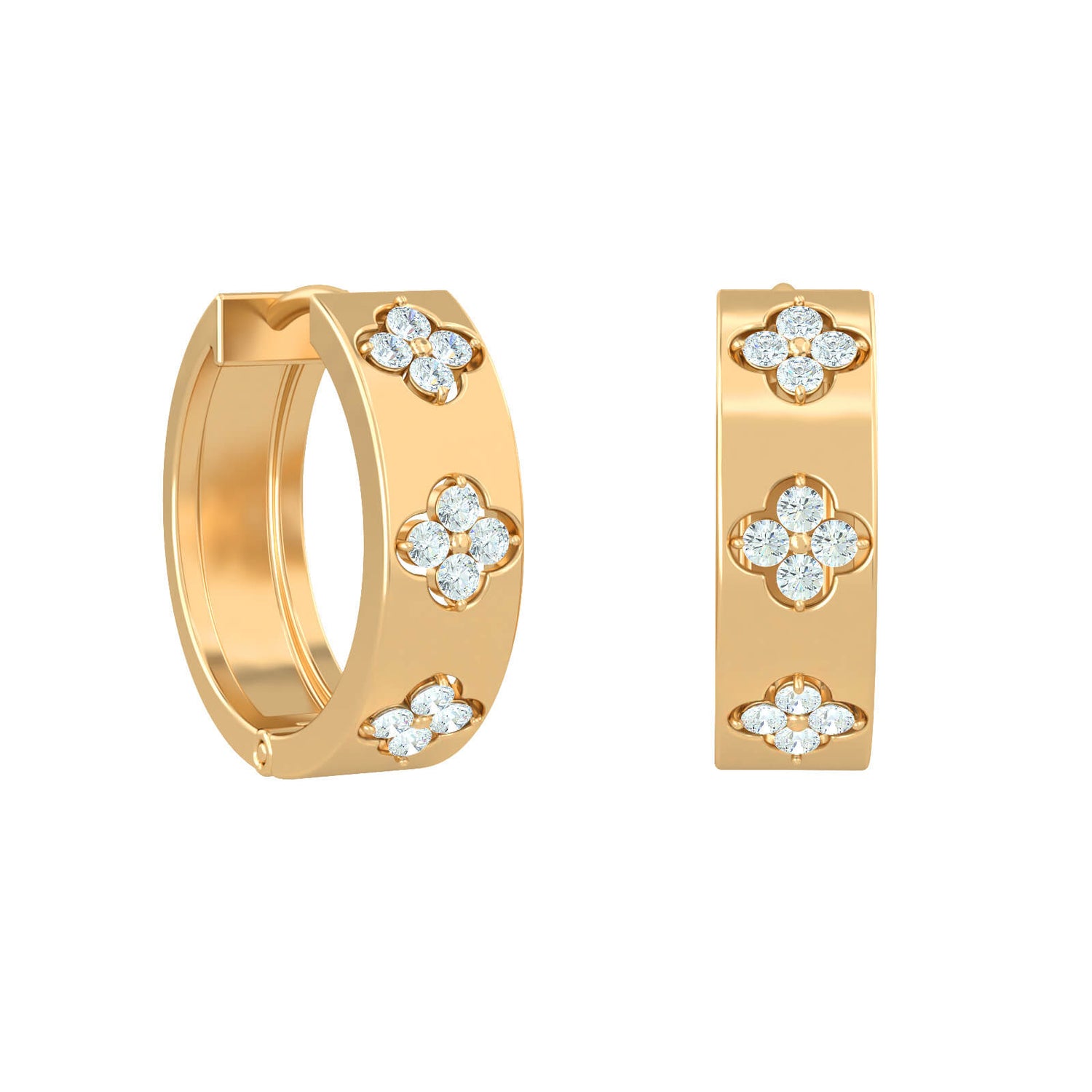 Fairy Radiance Hoop Earrings