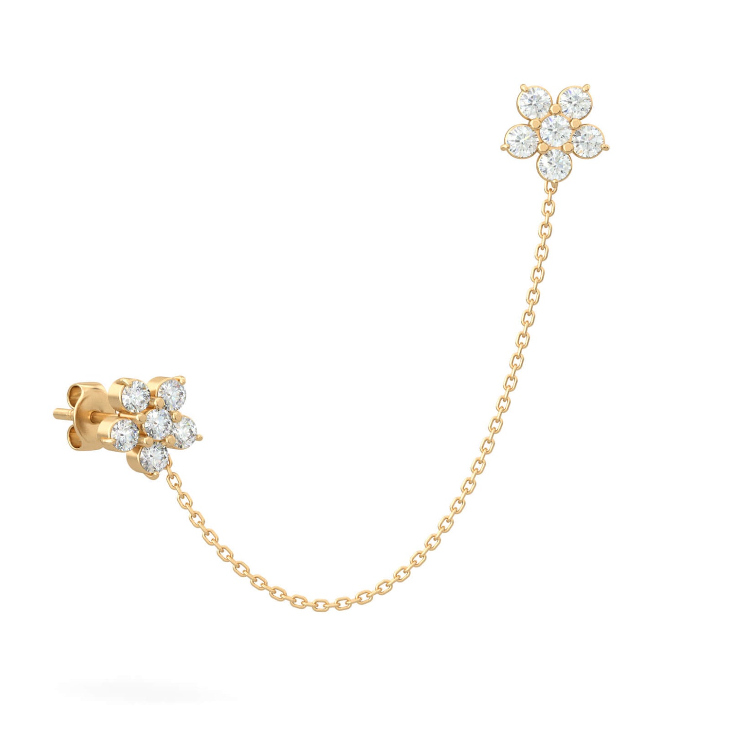 fairy-flower-earrings-double-rope-18k