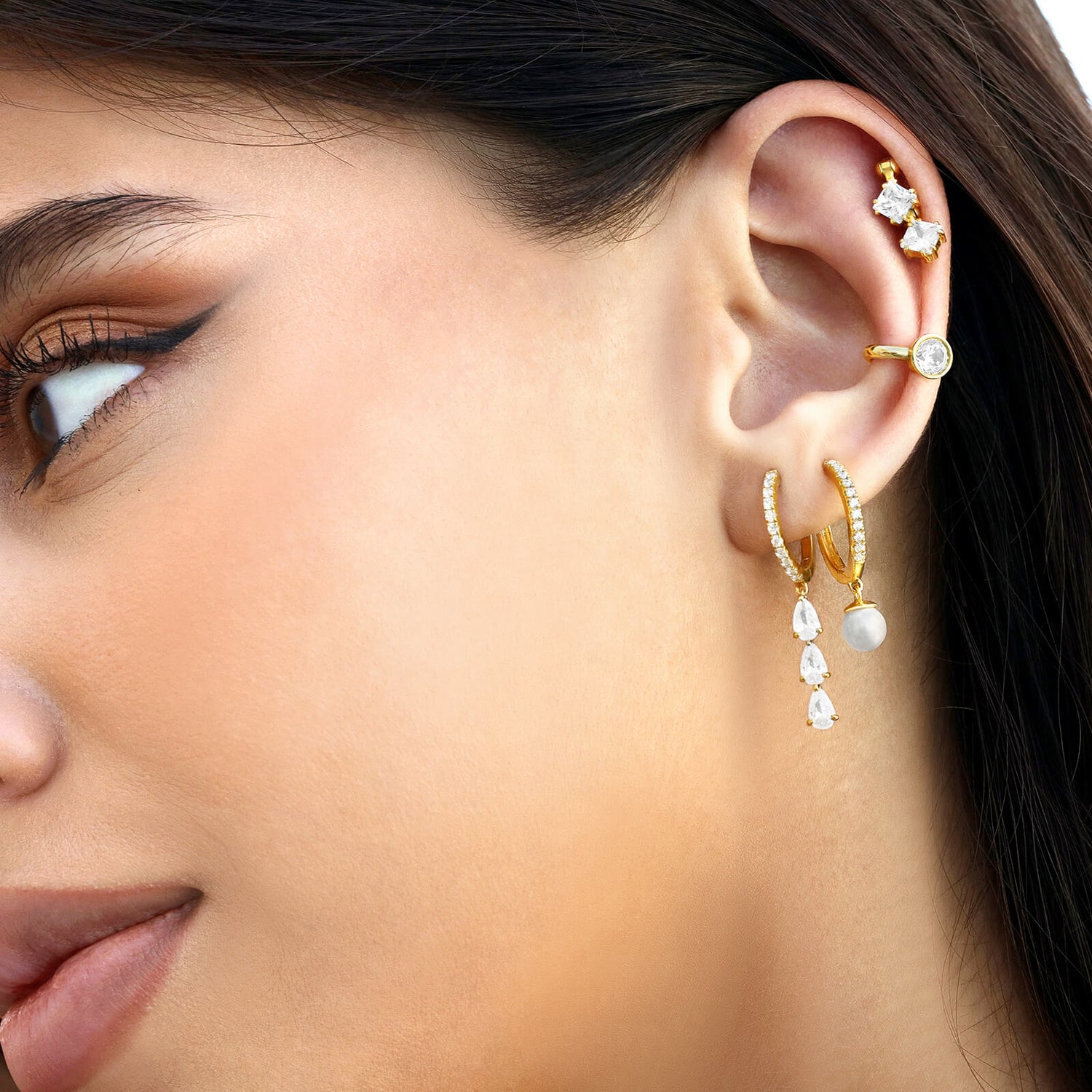 0.25 Carat Solitaire Ear Cuff