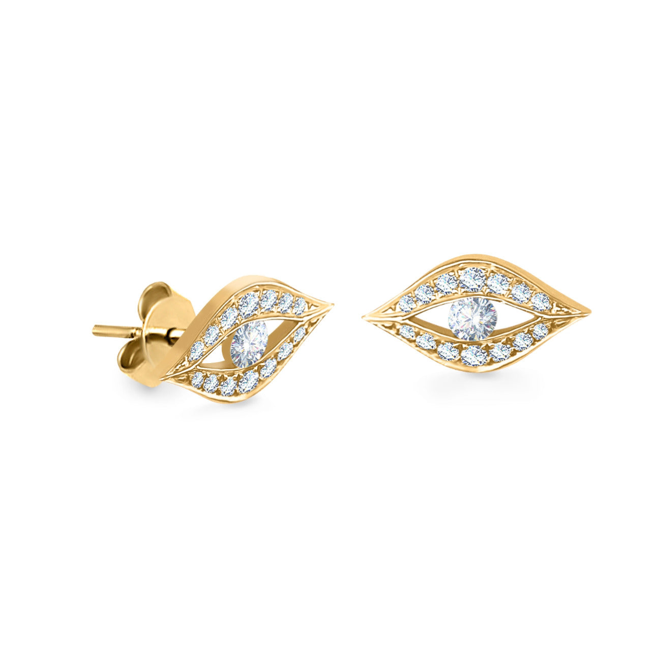 Evil Eyes Stud Earrings