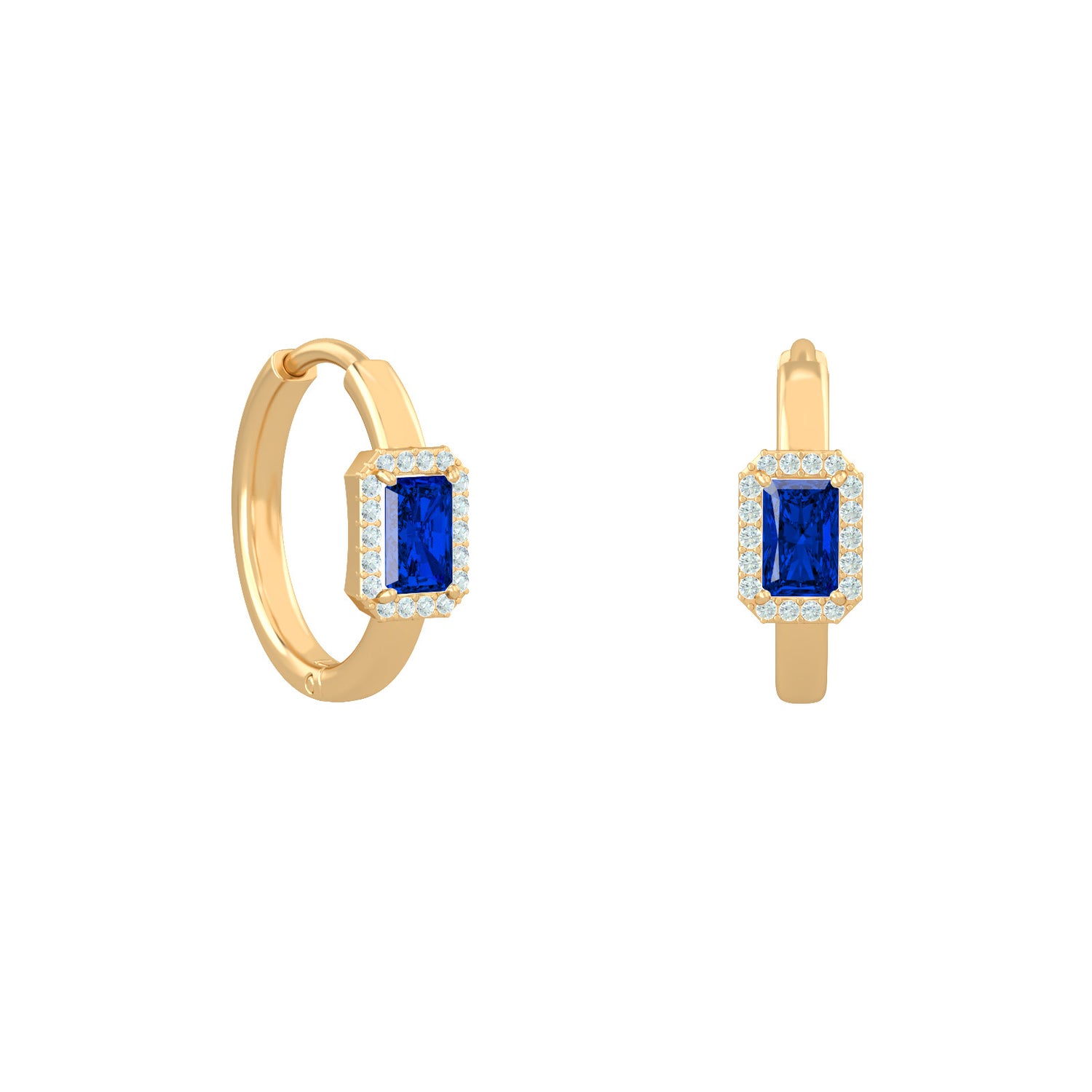 Cleopatra Huggie Hoop Earrings