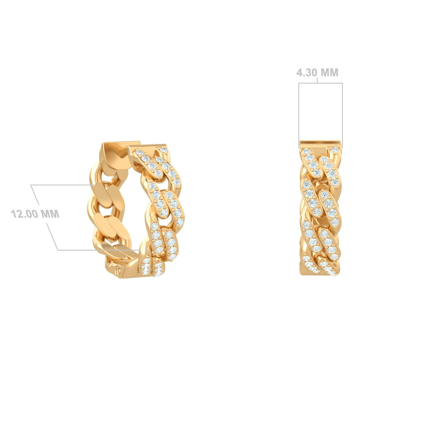 Cuban Huggie Earrings
