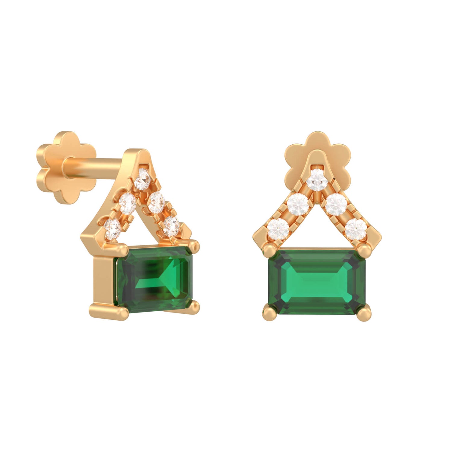 Arch Stud Earrings