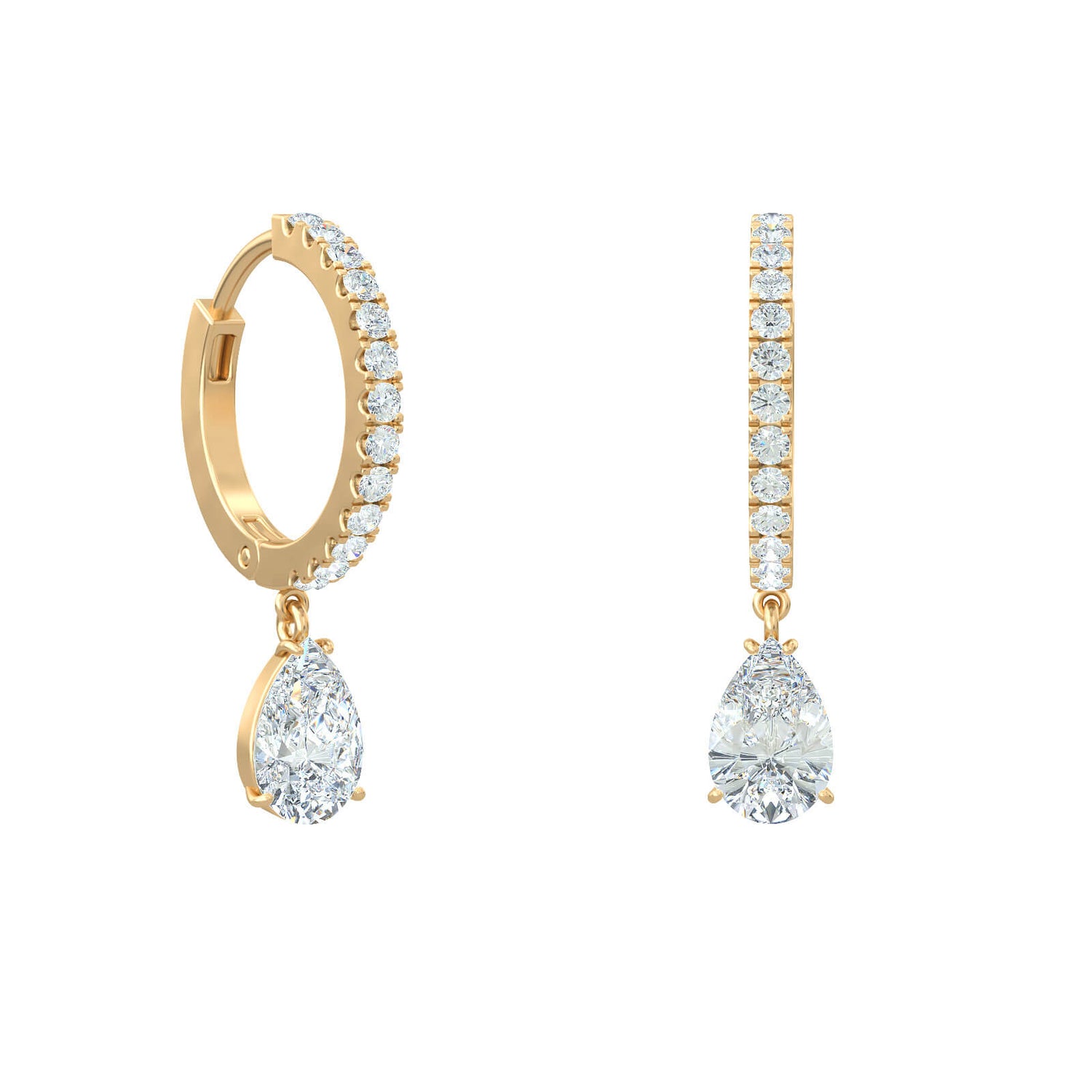 Pear Earrings