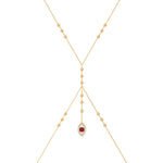 Evil Eye Body Chain -Yellow gold- Aquae Jewels - Exquisite Jewelry