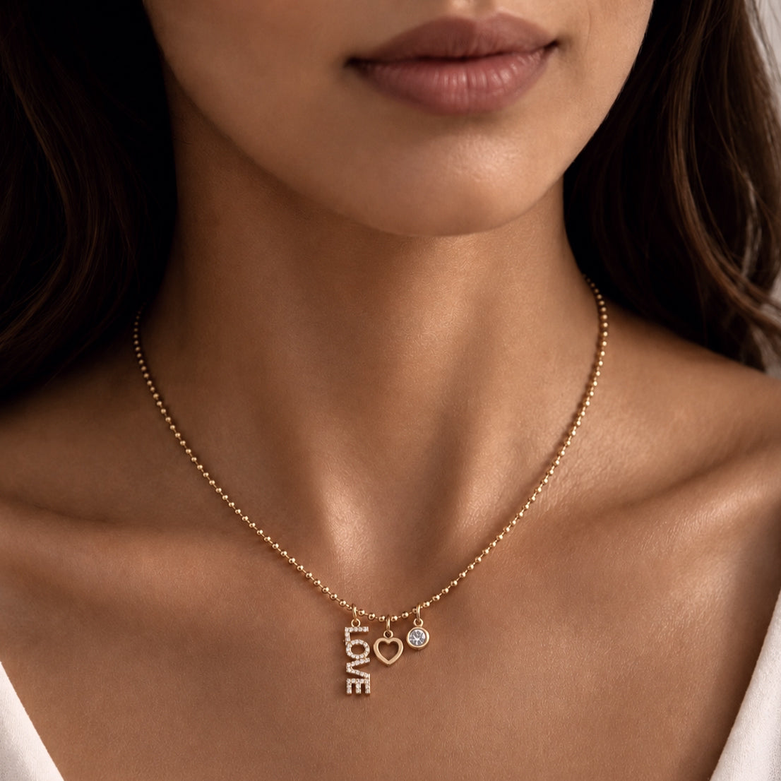 Diamond Love Necklace