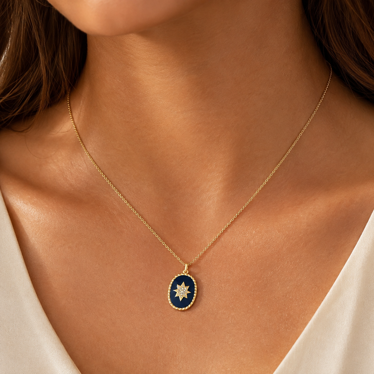Mini Charm Fatima Necklace
