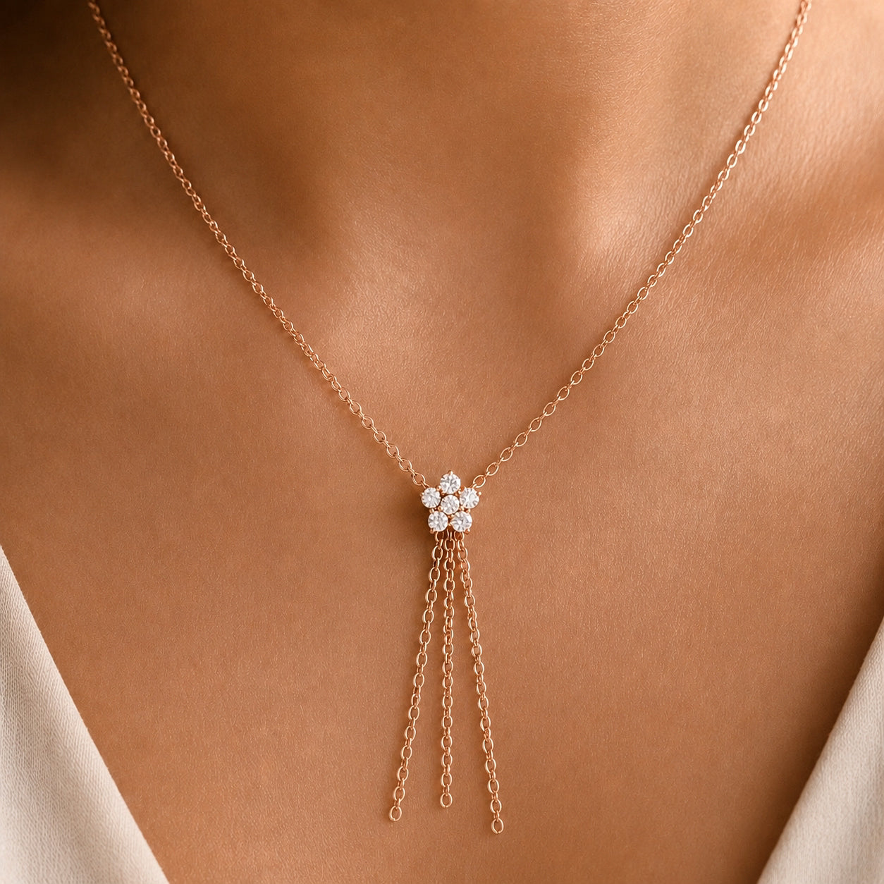 Fairy Flower Falls Necklace
