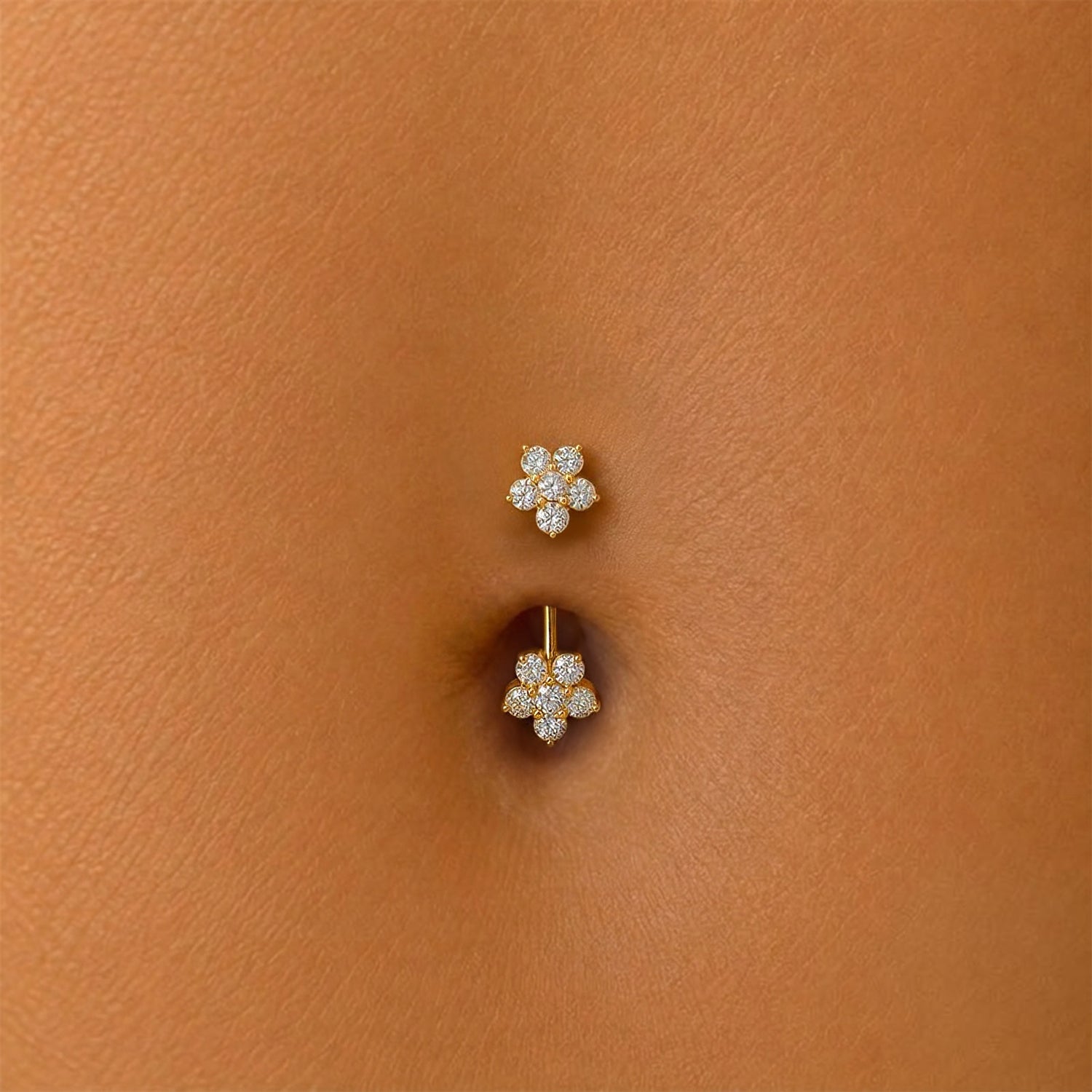Fairy Flower Barbell Belly Button