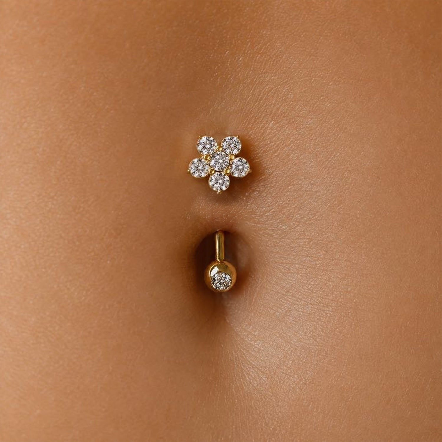 Fairy Flower Belly Button