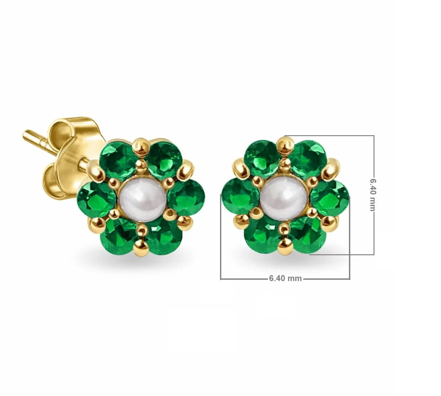 Flower Stud Earrings