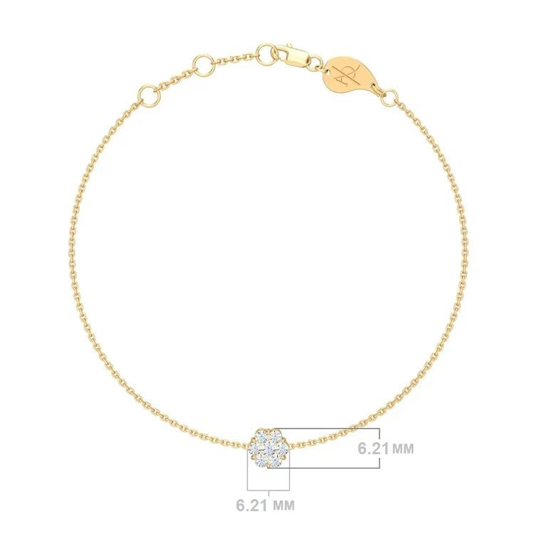 Flower Cluster Anklet