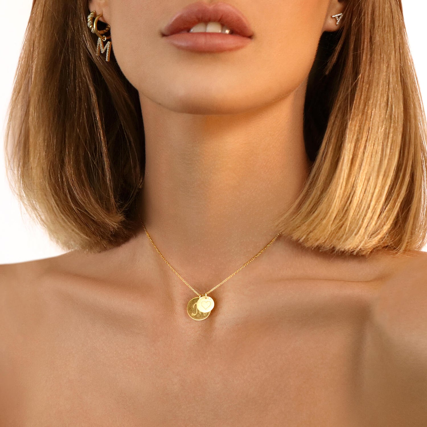 Duo Medaillon Necklace