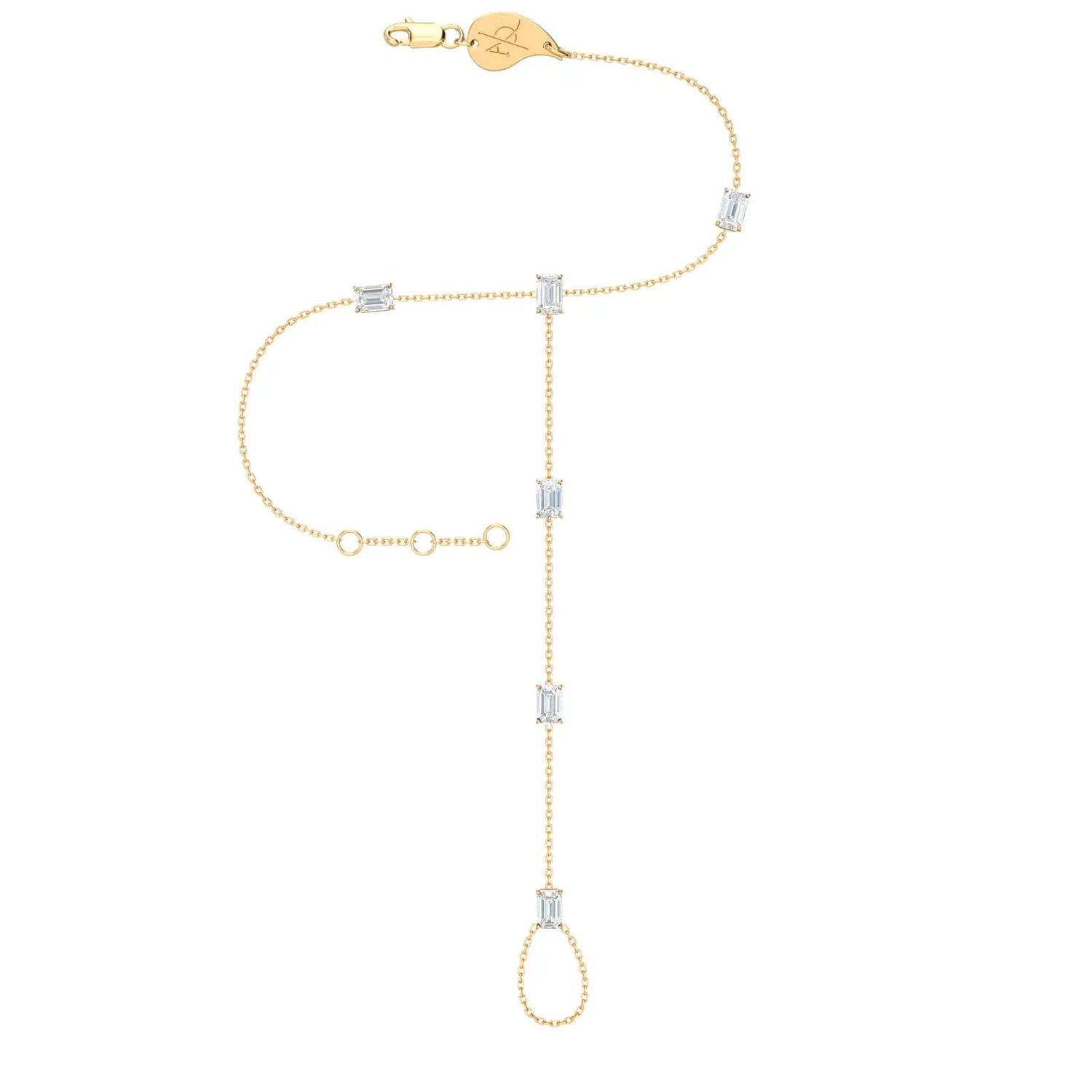 Hand Chain Emerald