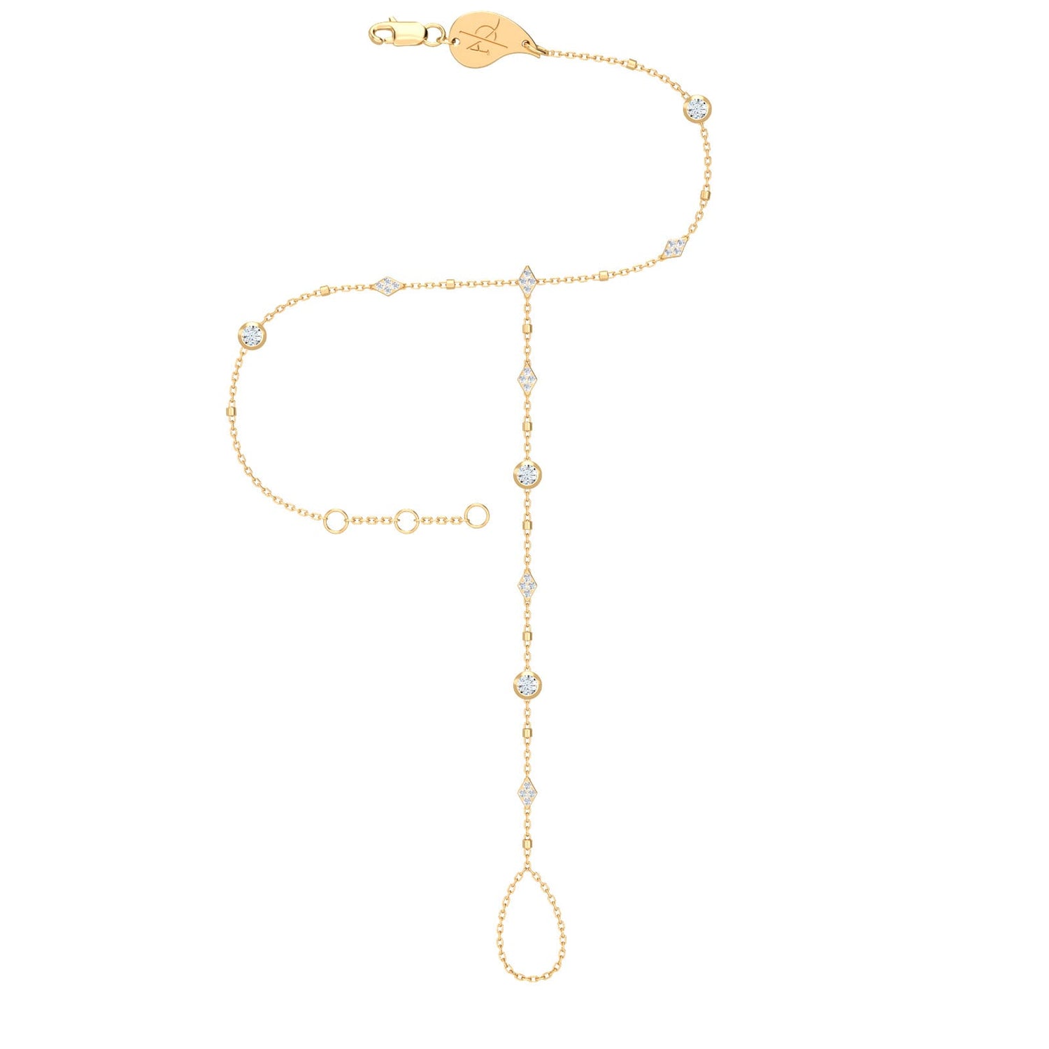 Hand Chain Esmeralda