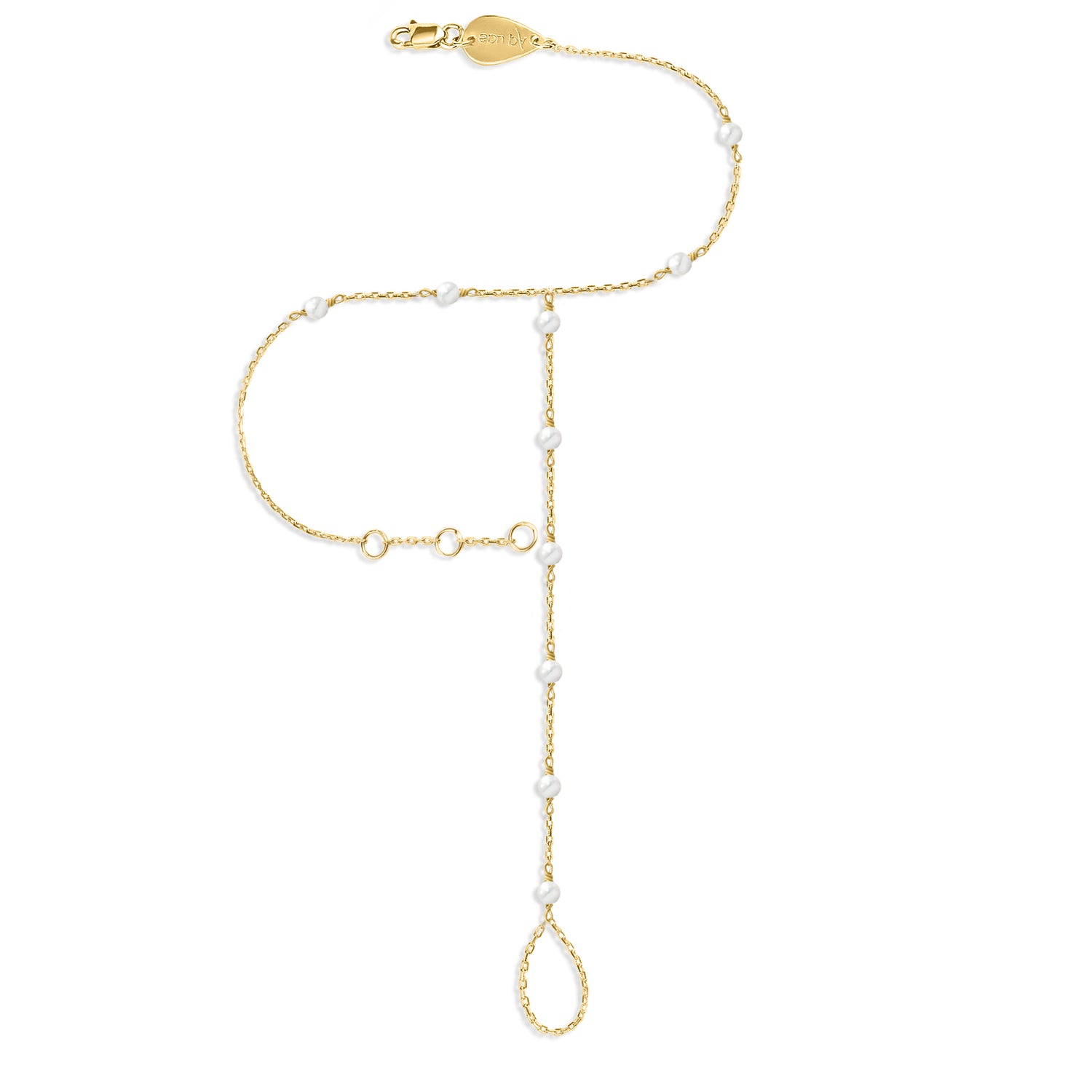 Pearls Hand Chain