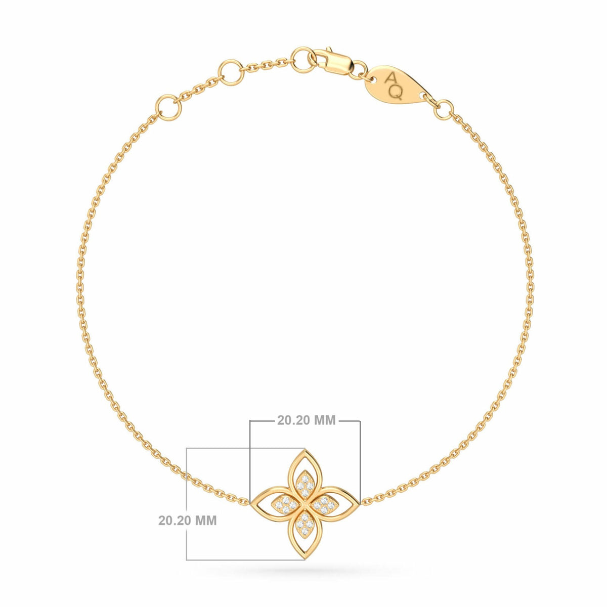 Pure Hera Bracelet, solid 18K gold, view 3 of 6
