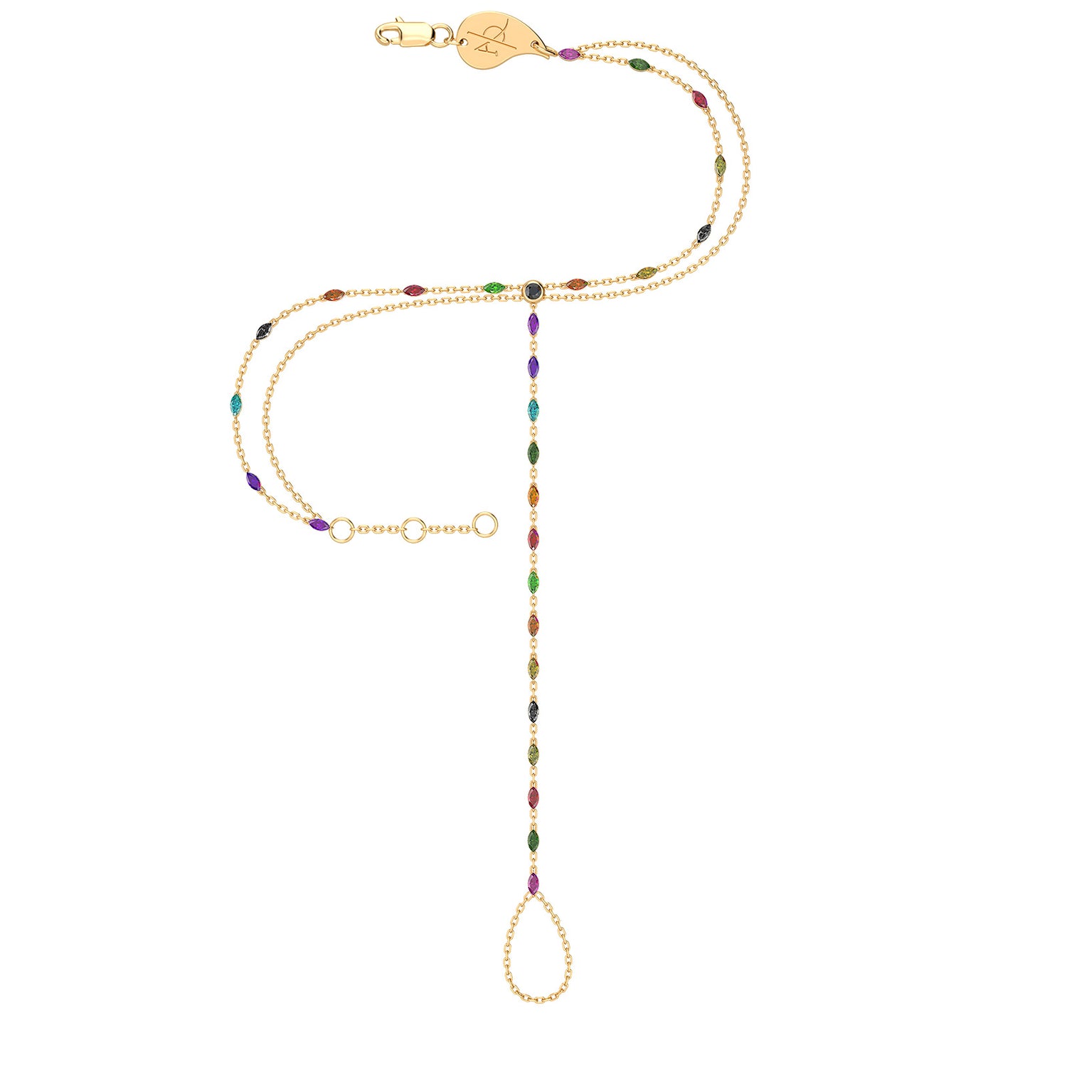Gem Drop Premium Hand Chain