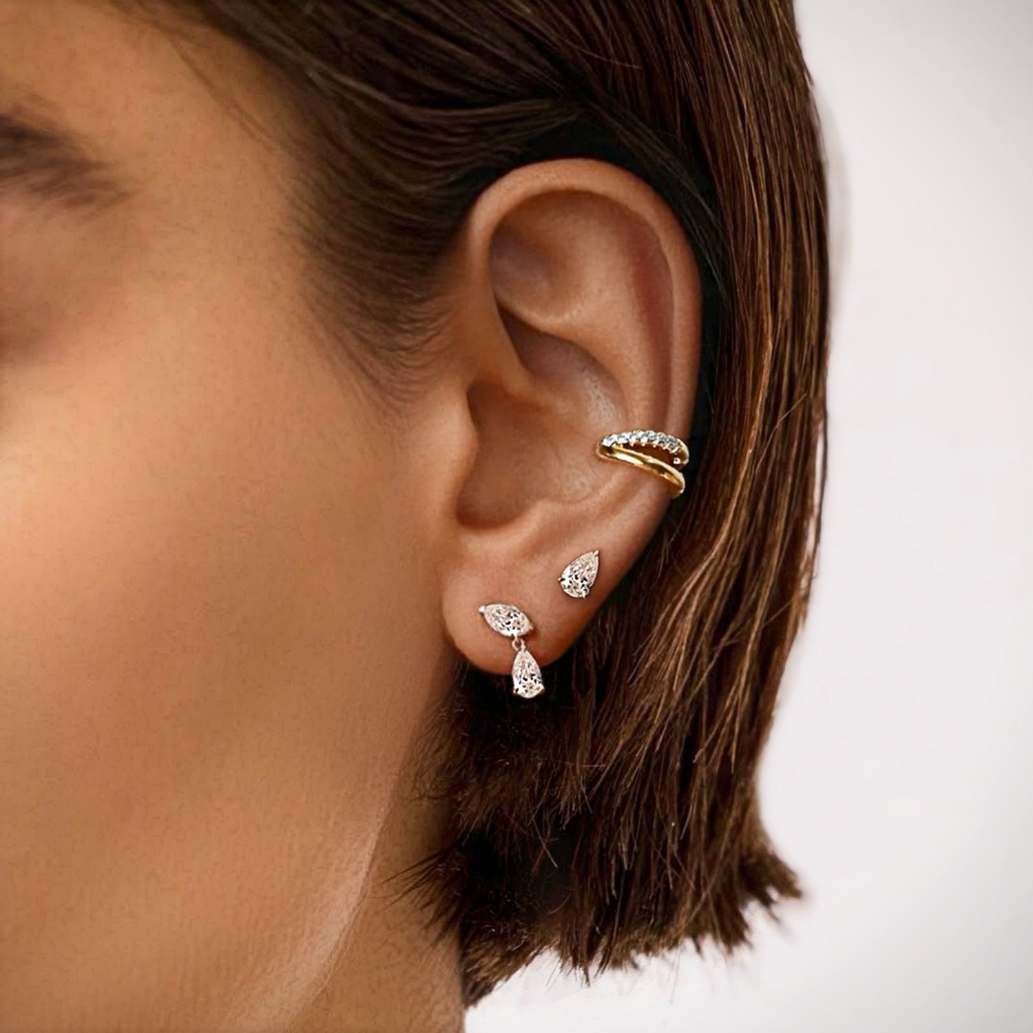 Double Cuff Earrings