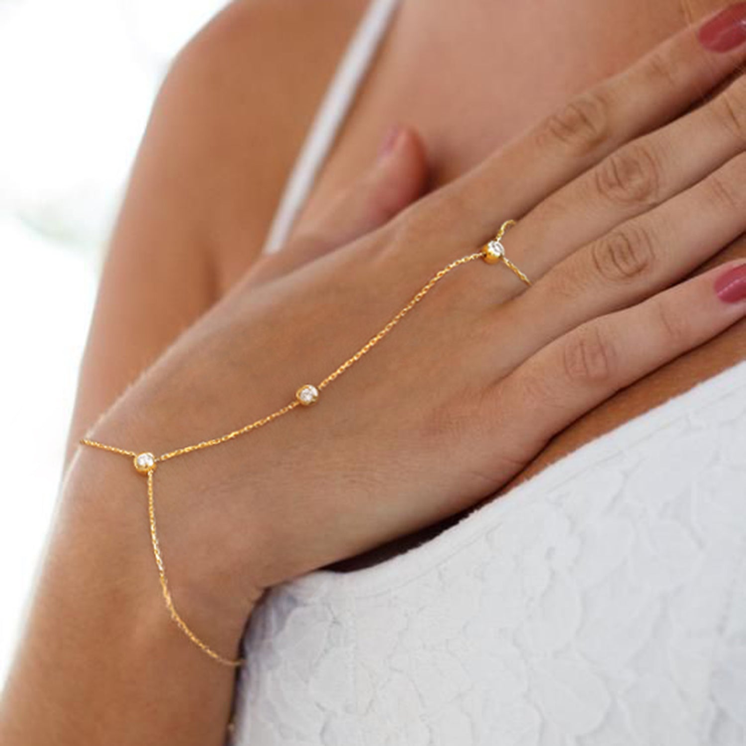 Pure Diamond Hand Chain