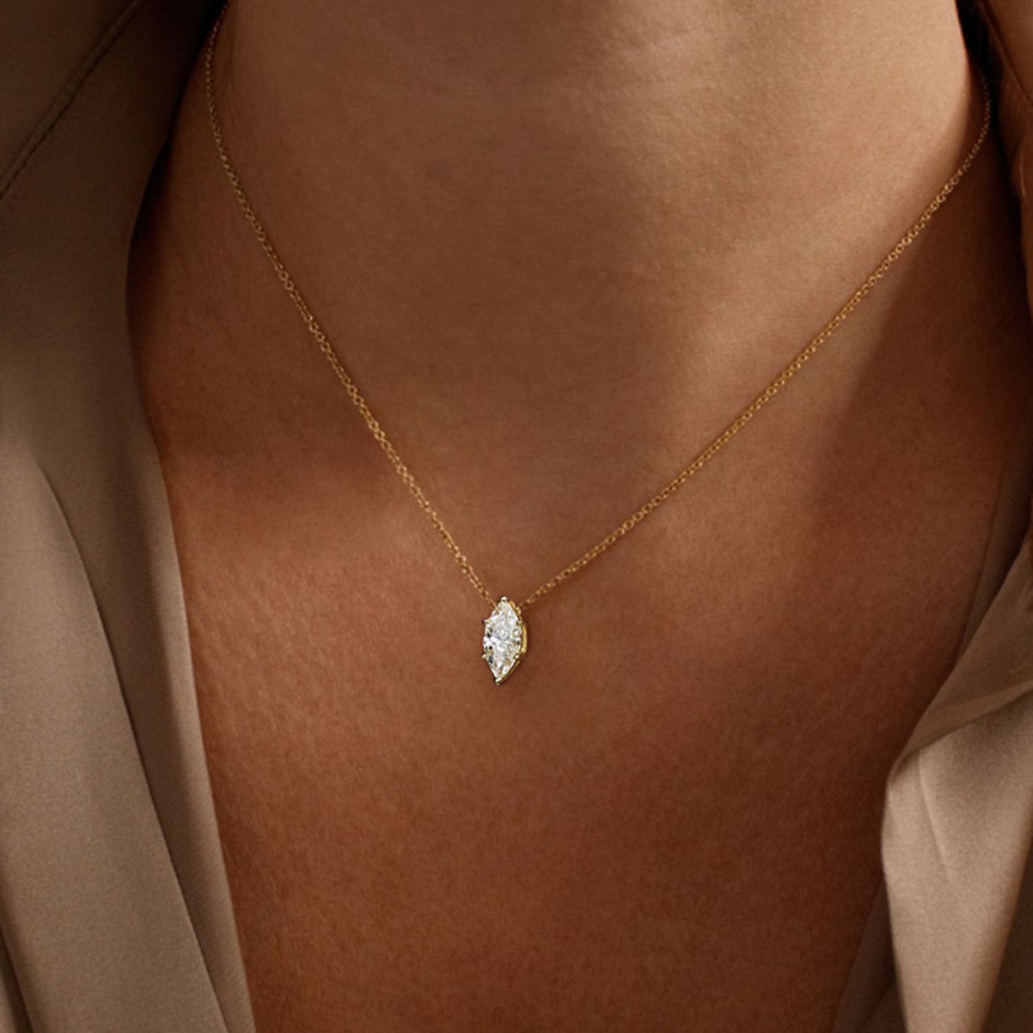 Pure Marquise Necklace