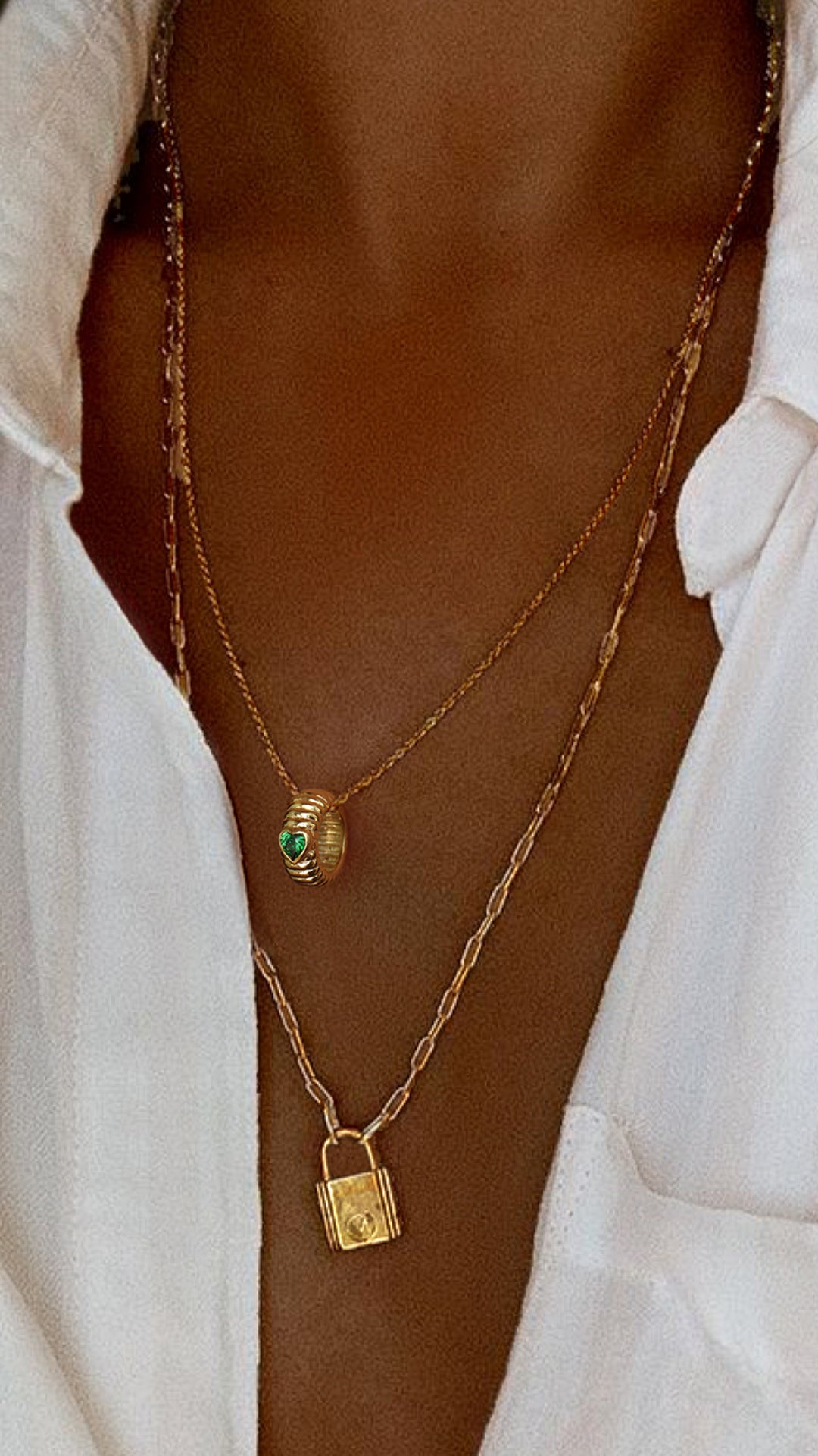 Links Lock  Necklace
