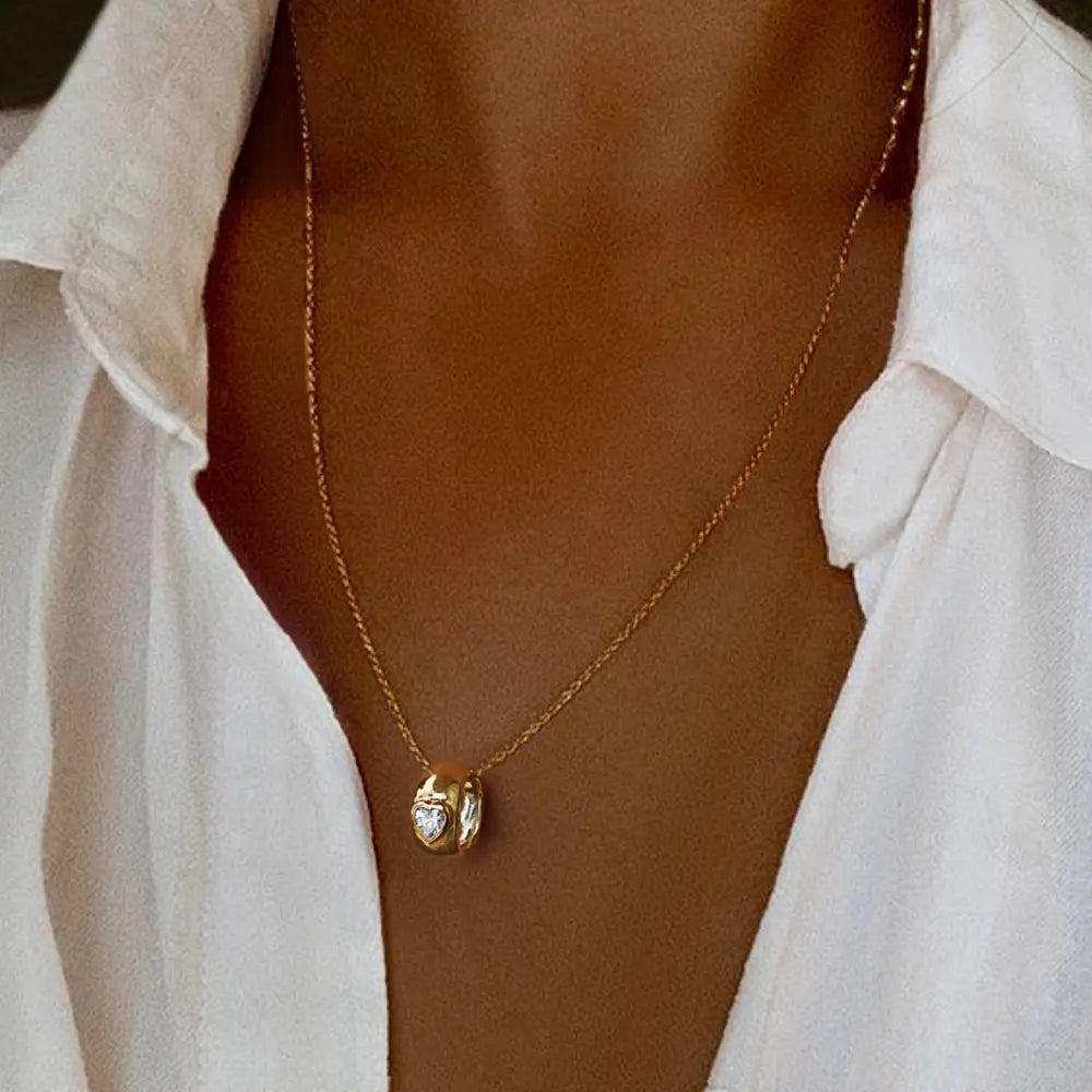 Hermes Essential Heart Necklace
