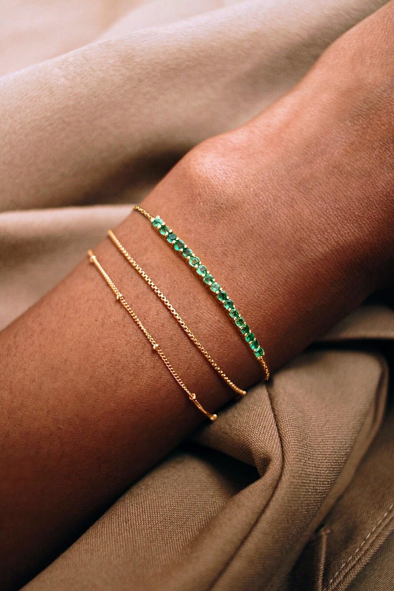 Ophelia Precious Stone Bracelet