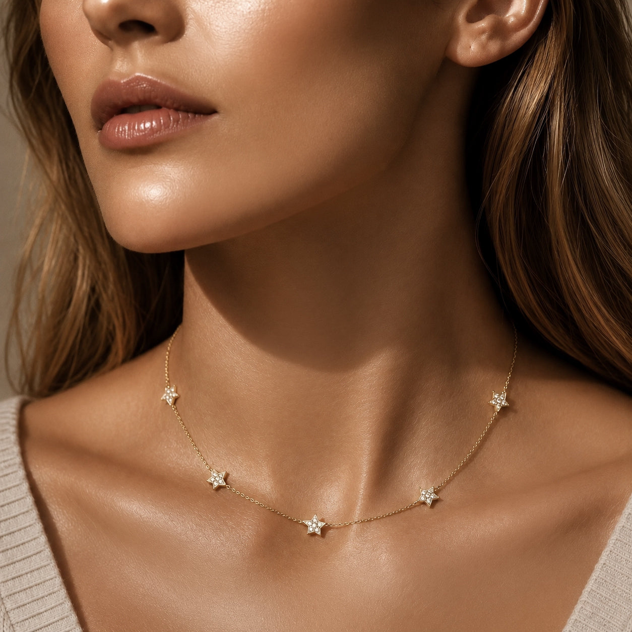 Star Diamonds Necklace
