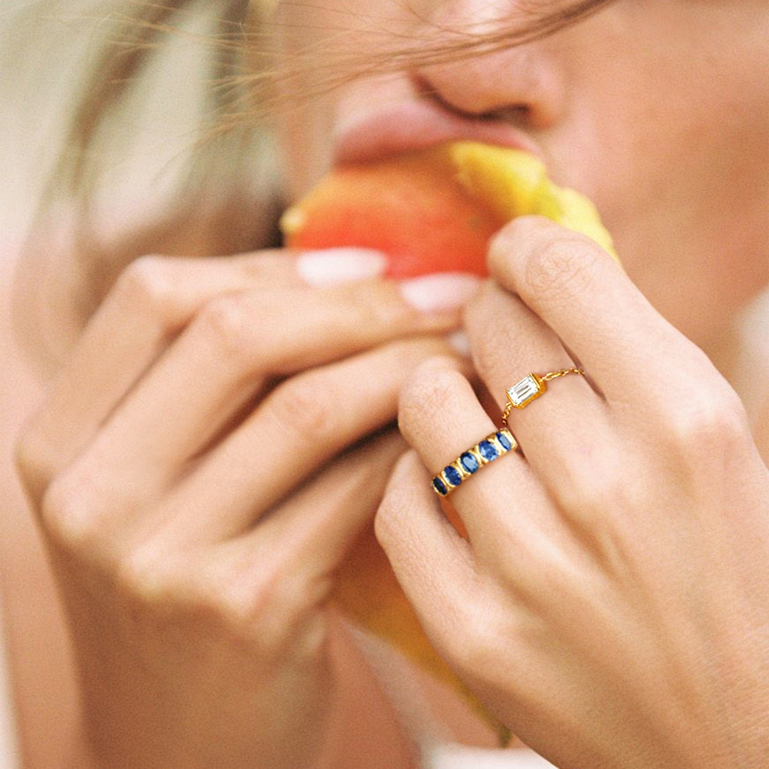 Mary Ring Precious Stone