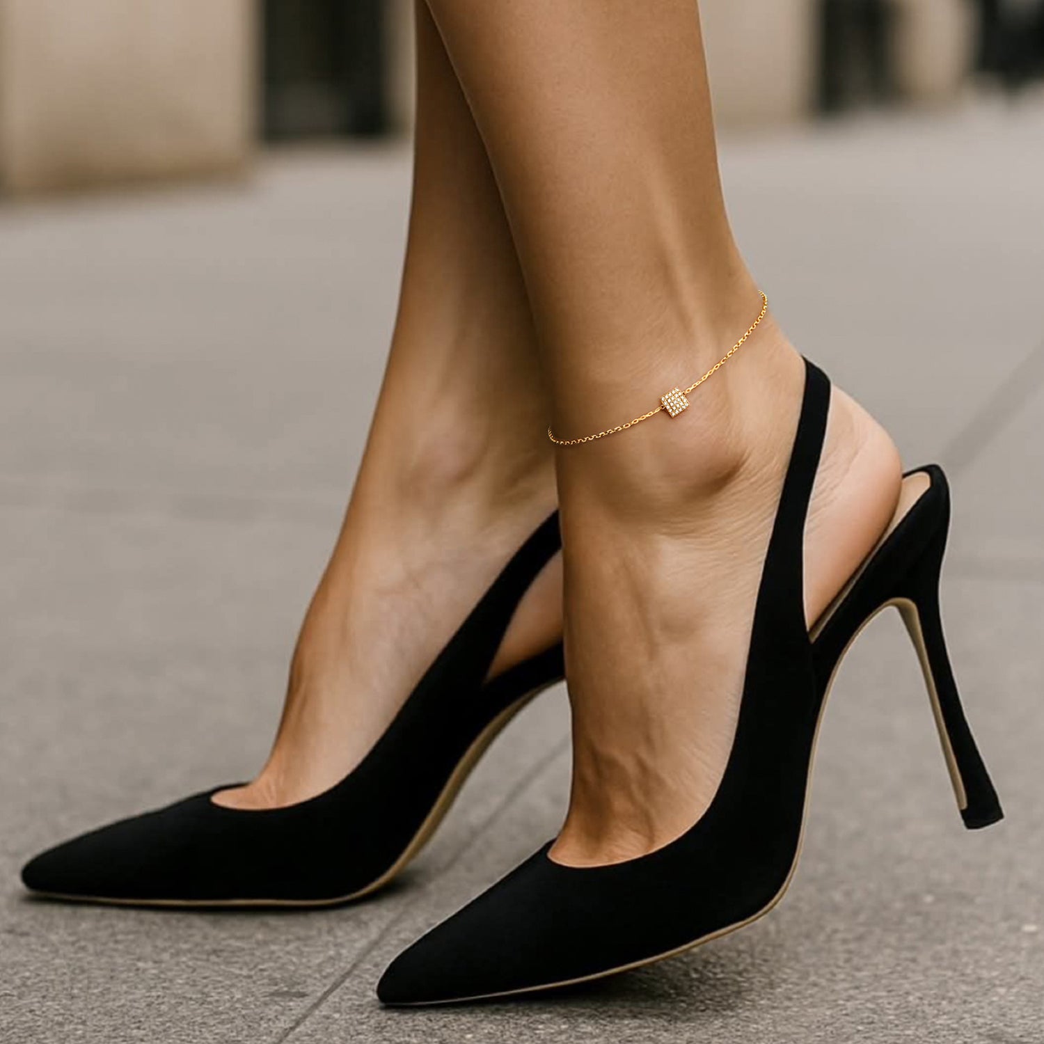 Time Square Anklet